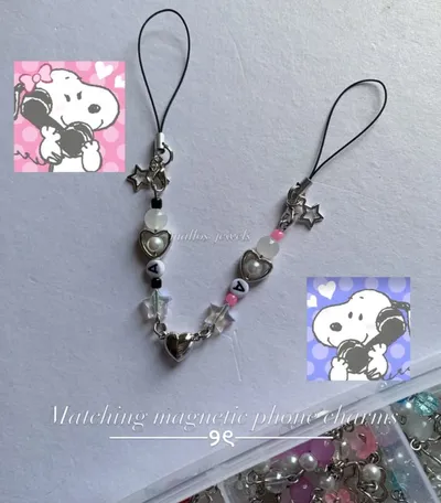 Matching Magnetic Initial Phone Charm Pair